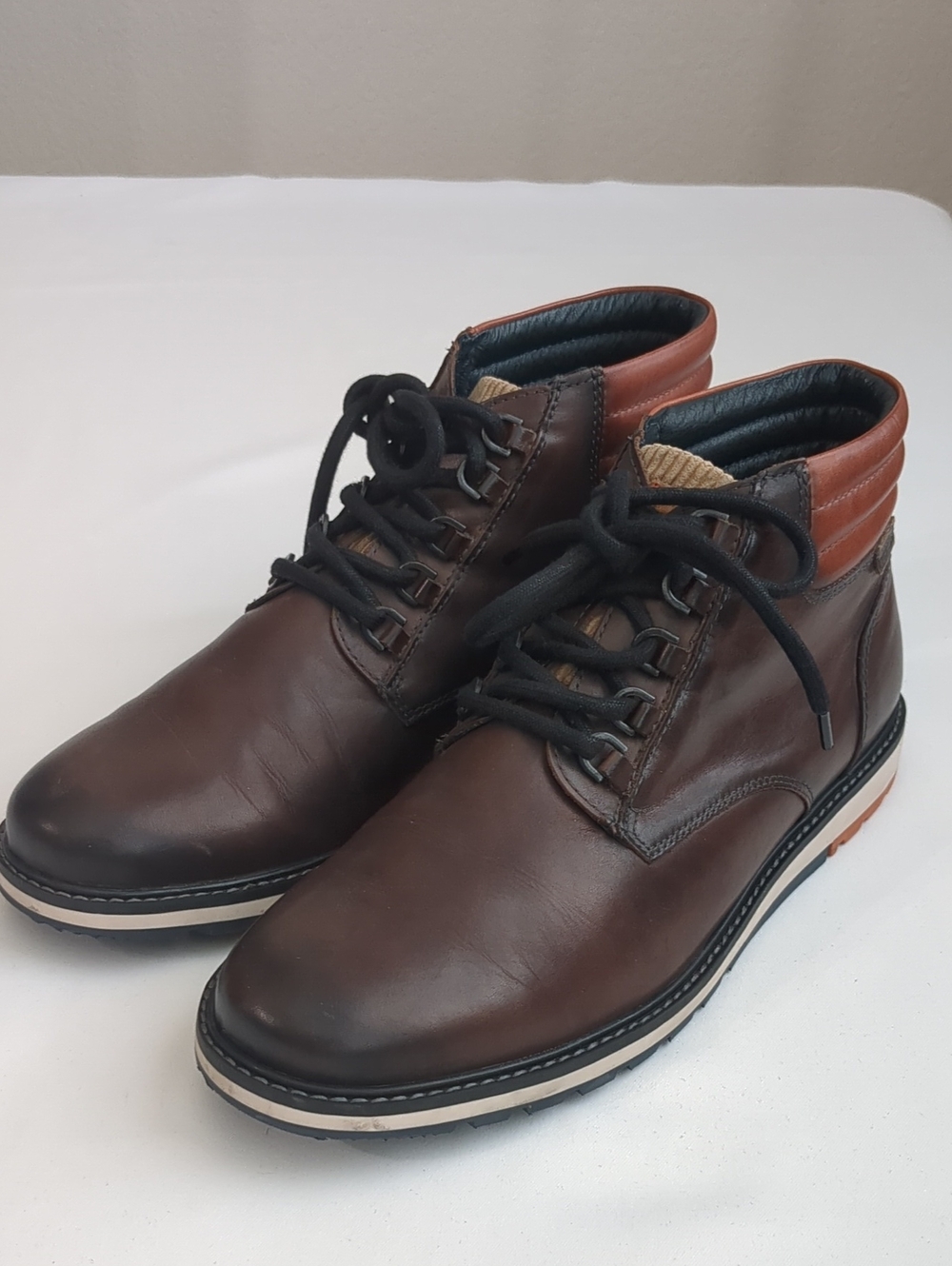 Pikolino Men's Lace Up Leather Ankle Boots Sz EU 43/US 9-9.5